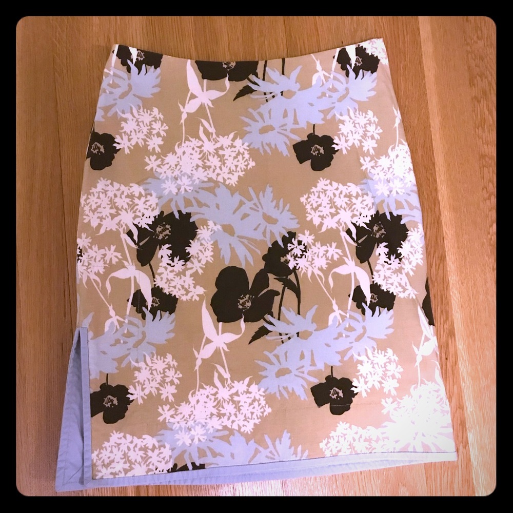 H&M floral pencil skirt